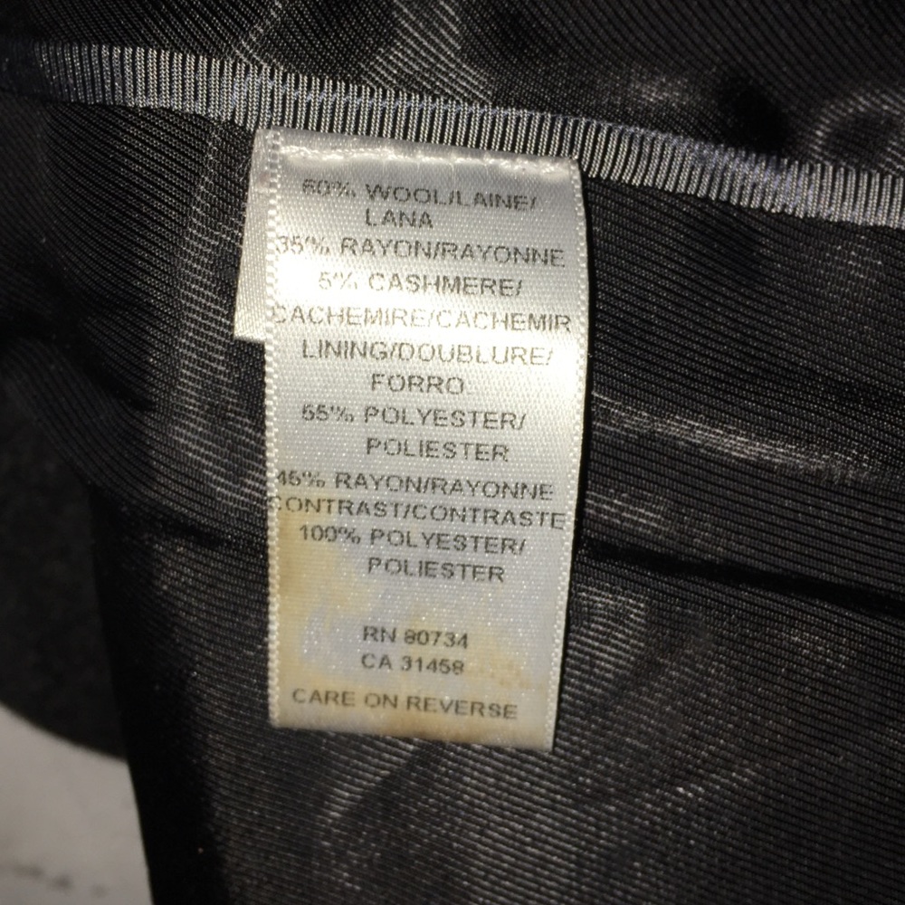 - Bcbgmaxazria Black Structured Wool Blend Jacket - image 5